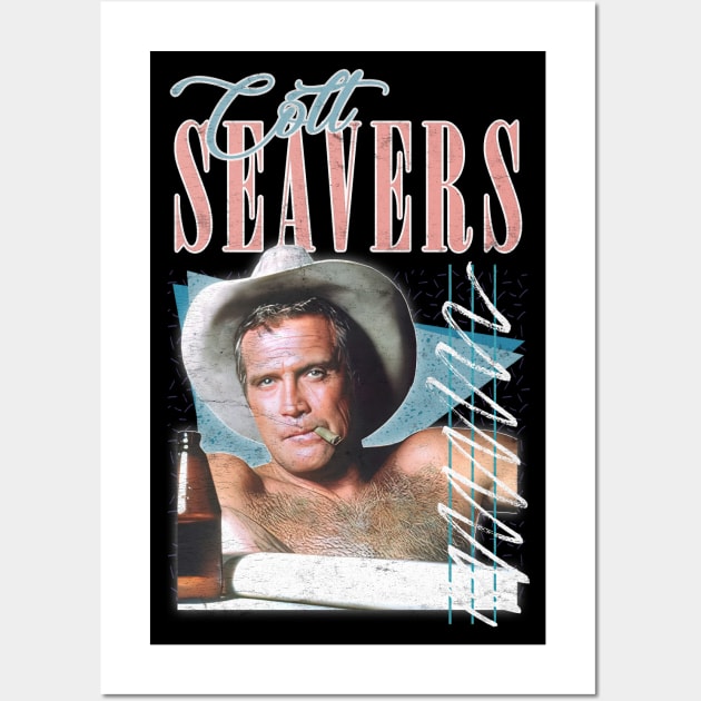 Colt Seavers / 80s TV Retro Design Wall Art by DankFutura